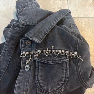 Women's Black Embellished